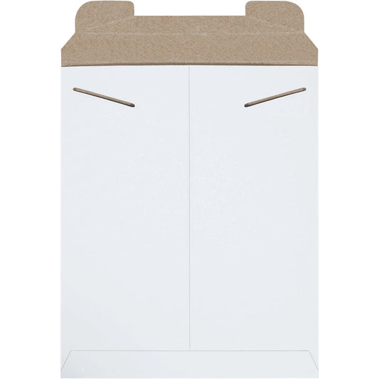11 x 13 1/2" White Stayflats® Mailers - RM3W Box Packaging Partner