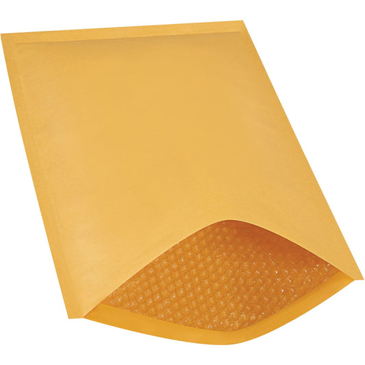 12 1/2 x 19" Kraft (25 Pack) #6 Heat-Seal Bubble Mailers - B85925PK