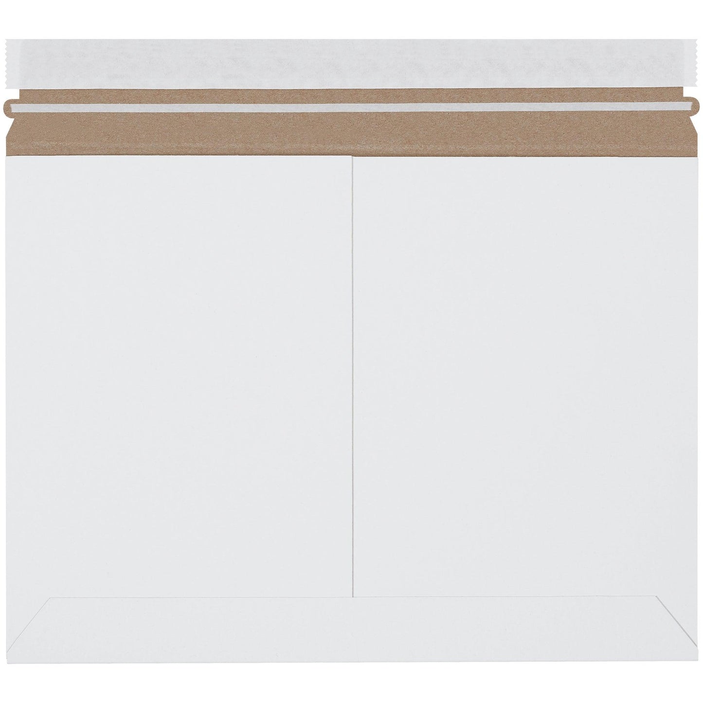 12 1/4 x 9 3/4" White Side Loading Stayflats Lite® Mailers - RM129