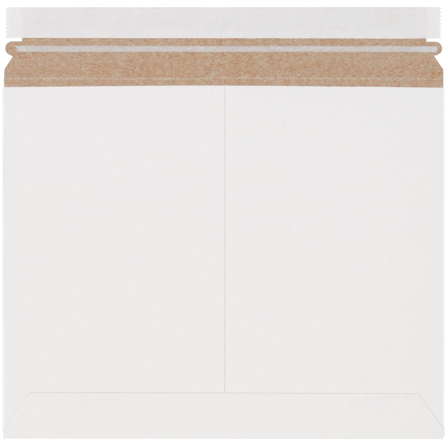 12 1/4 x 9 3/4" White Stayflats Lite® Mailers - RMU129W