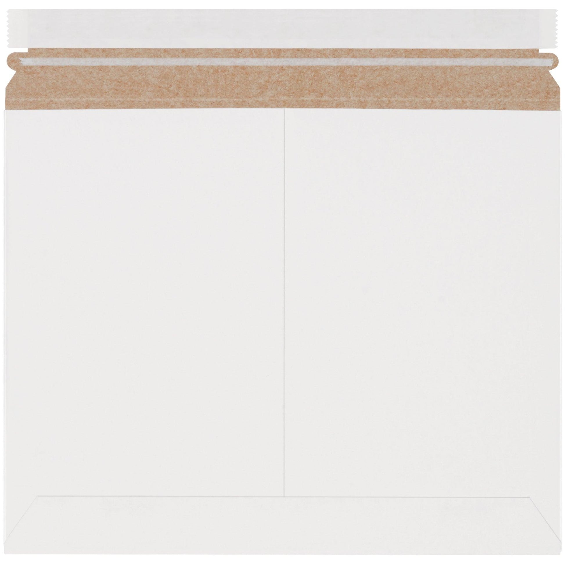 12 1/4 x 9 3/4" White Stayflats Lite® Mailers - RMU129W