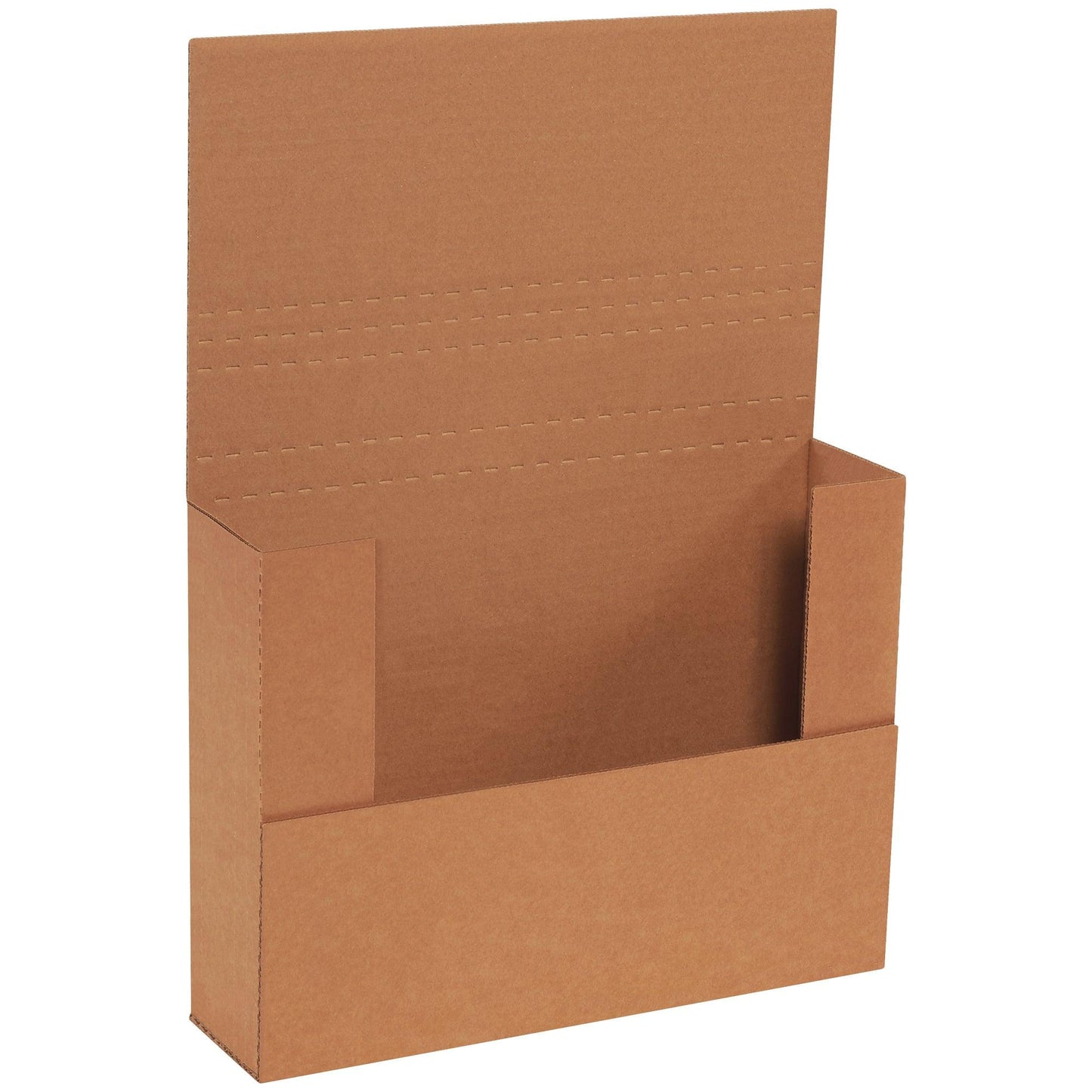 12 1/8 x 9 1/8 x 3" Kraft Easy-Fold Mailers - M1293BFK