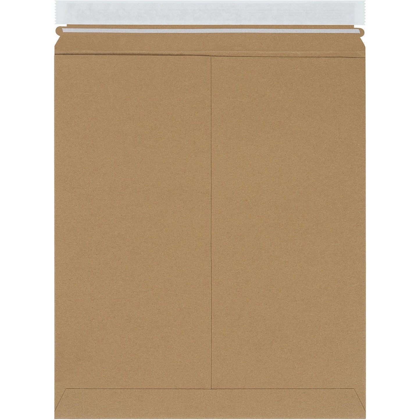 12 3/4 x 15" Kraft Self-Seal Stayflats Plus® Mailers - RM4K Box Packaging Partner