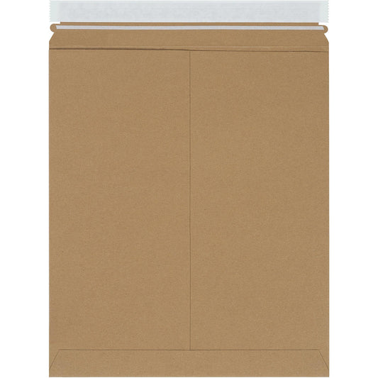 12 3/4 x 15" Kraft Self-Seal Stayflats Plus® Mailers - RM4K