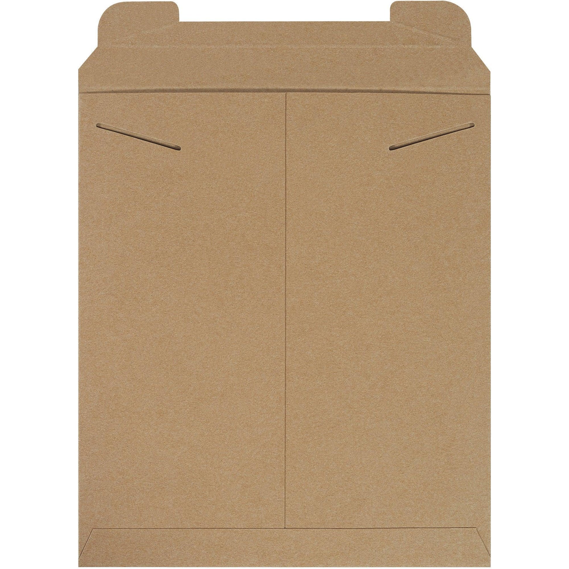 12 3/4 x 15" Kraft Stayflats® Mailers - RM4 Box Packaging Partner