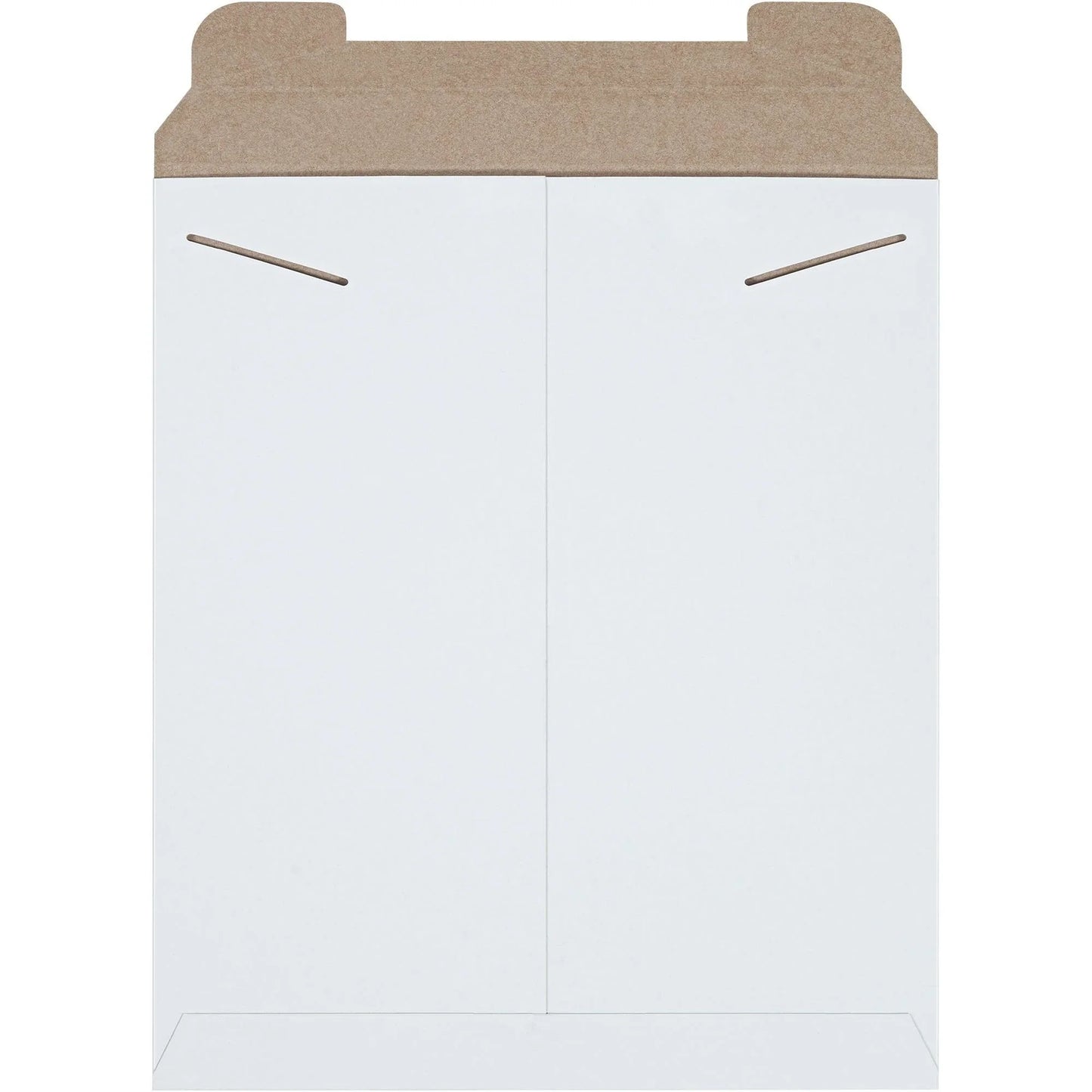 12 3/4 x 15" White Stayflats® Mailers - RM4W Box Packaging Partner