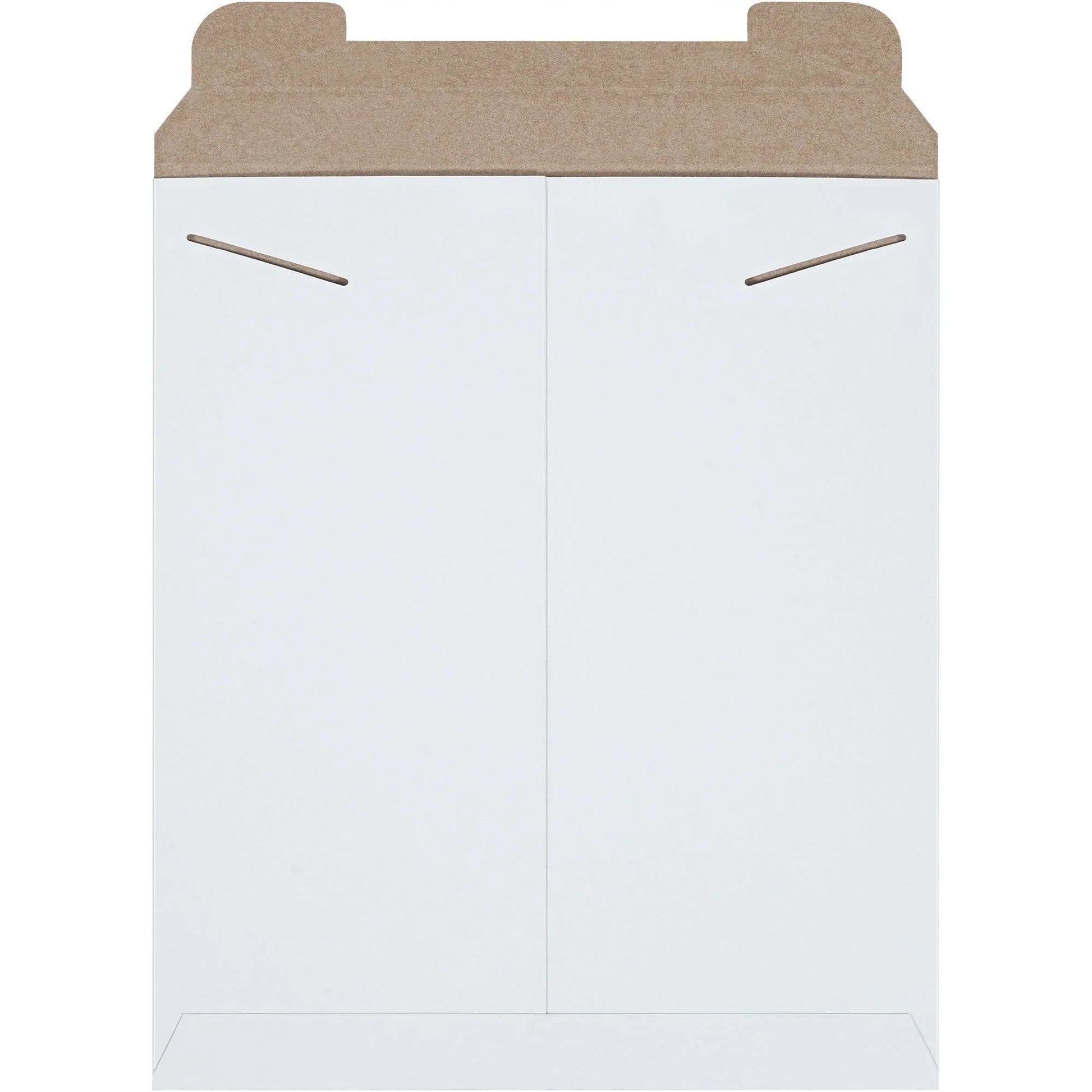 12 3/4 x 15" White Stayflats® Mailers - RM4W Box Packaging Partner