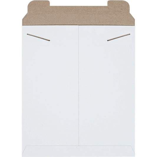 12 3/4 x 15" White Stayflats® Mailers - RM4W Box Packaging Partner