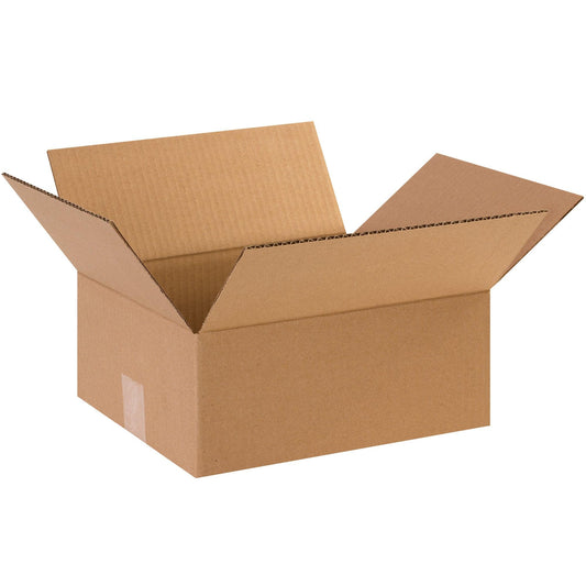 12 x 10 x 5" Flat Corrugated Boxes - 12105