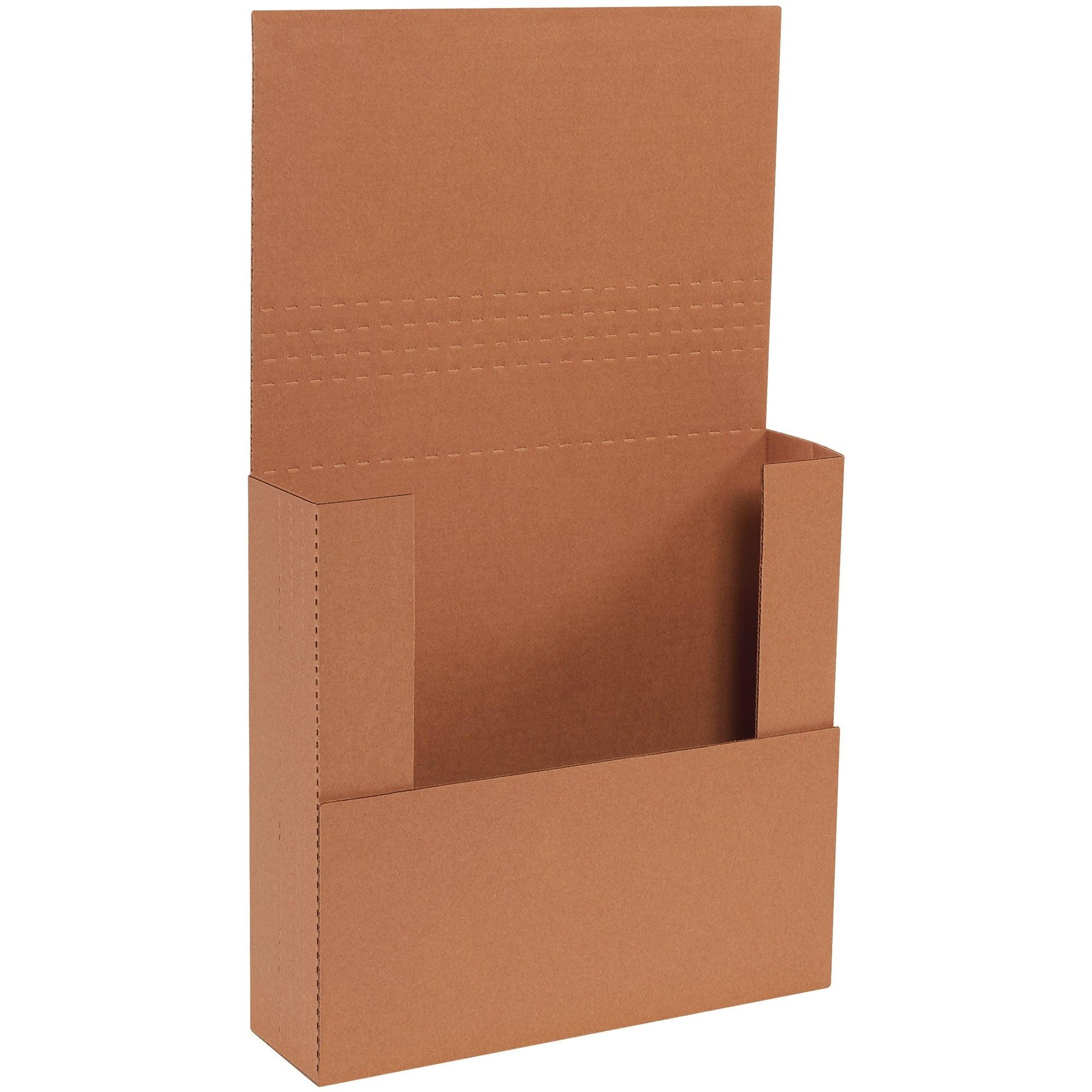 12 x 11 1/2 x 3" Kraft Easy-Fold Mailers - M12113BFK