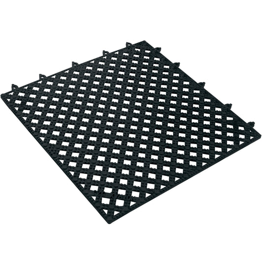 12 x 12" (Tile) Black Lok-Tyle™ Drainage Mat - MAT320BK