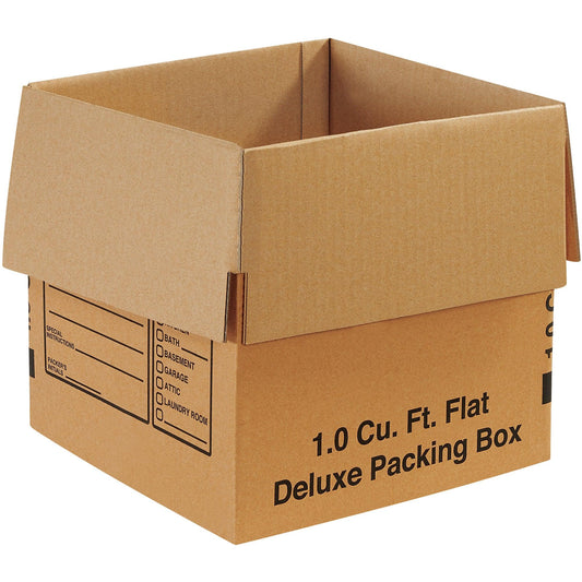 12 x 12 x 12" Deluxe Packing Boxes - 121212DPB