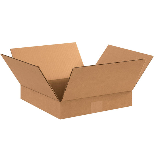 12 x 12 x 2" Flat Corrugated Boxes - 12122