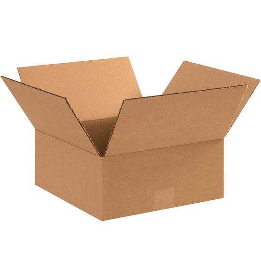 12 x 12 x 5" Flat Corrugated Boxes - 12125 Box Packaging Partner