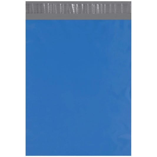 12 x 15 1/2" Blue Poly Mailers - CPM1215BL Box Packaging Partner