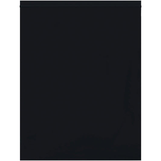 12 x 15" - 2 Mil Black Reclosable Poly Bags - PB3670BK