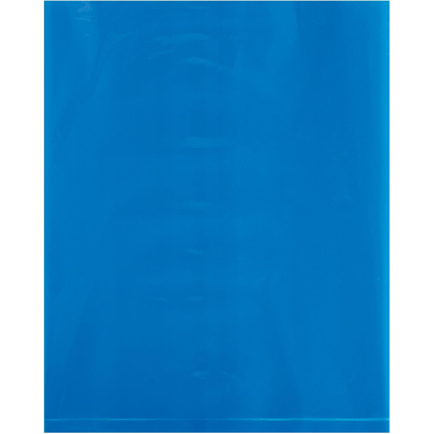 12 x 15" - 2 Mil Blue Flat Poly Bags - PB534BL