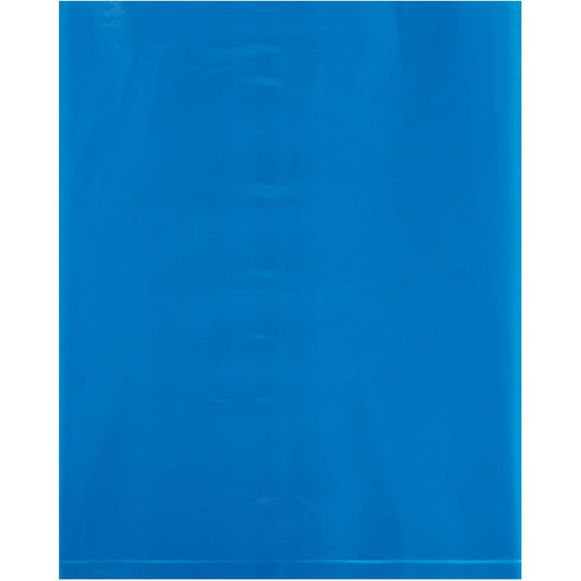 12 x 15" - 2 Mil Blue Flat Poly Bags - PB534BL