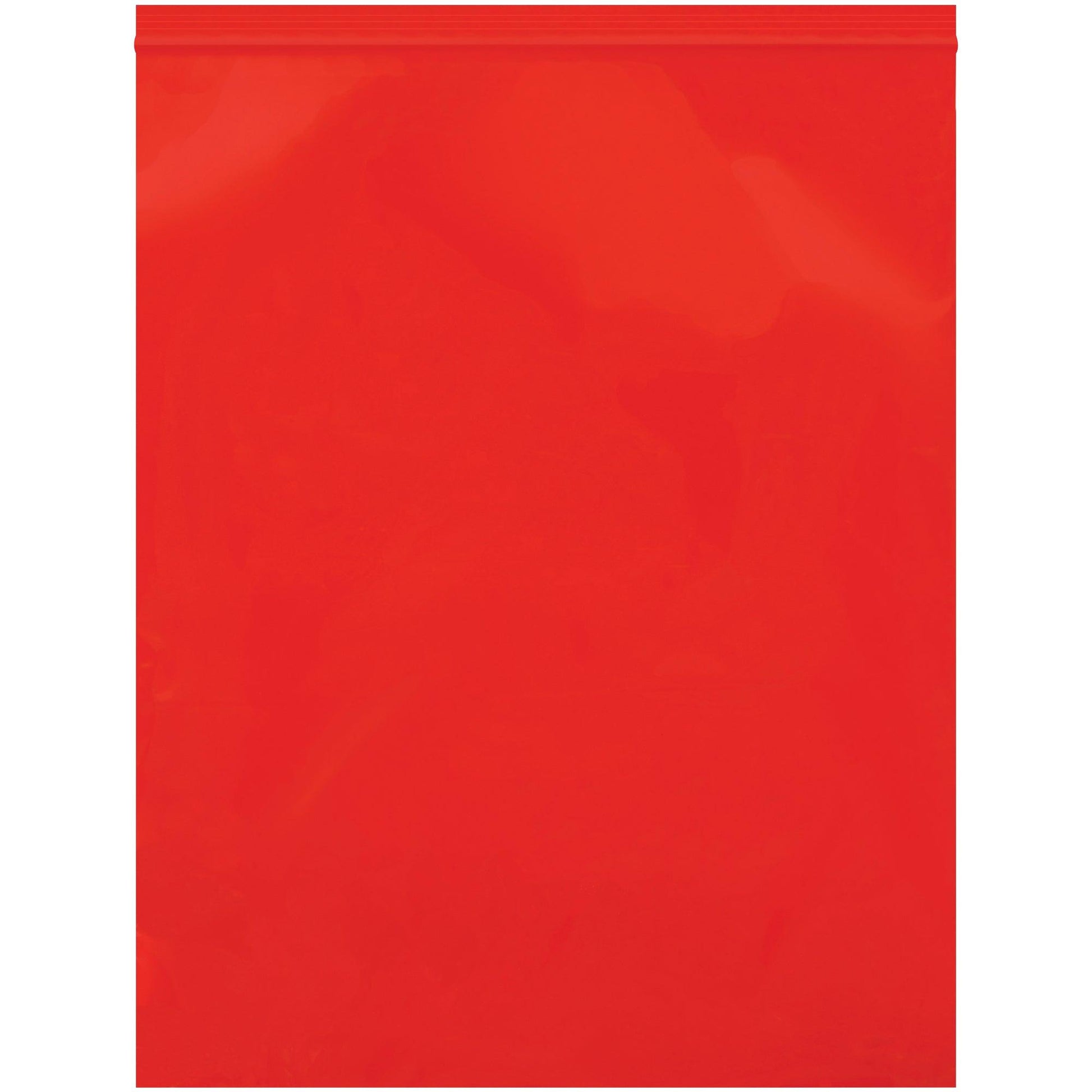 12 x 15" - 2 Mil Red Reclosable Poly Bags - PB3670R