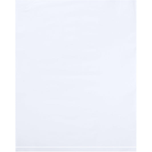 12 x 15" - 2 Mil White Flat Poly Bags - PB534W