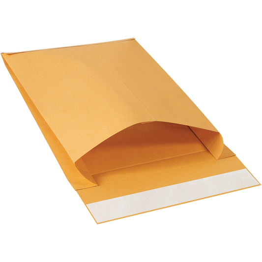 12 x 15 x 3" Kraft Expandable Self-Seal Envelopes - EN1075