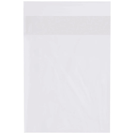 12 x 16" - 2 Mil Flap Lock Poly Bags - PBFL121602 Box Packaging Partner