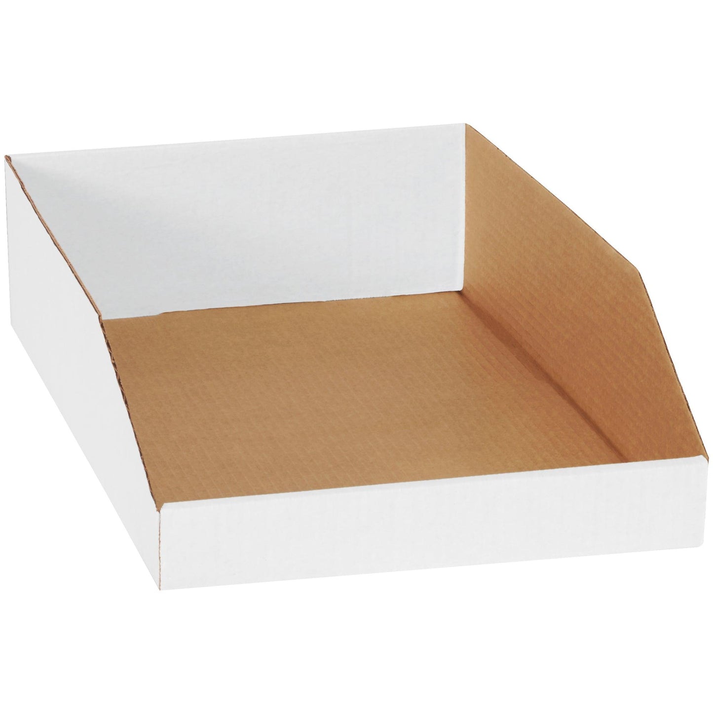 12 x 18 x 4 1/2" White Bin Boxes - BINEB1812