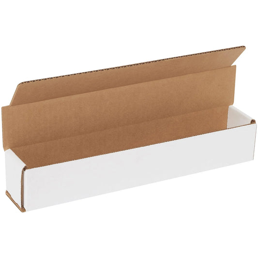 12 x 2 x 2" White Corrugated Mailers - M1222 Box Packaging Partner