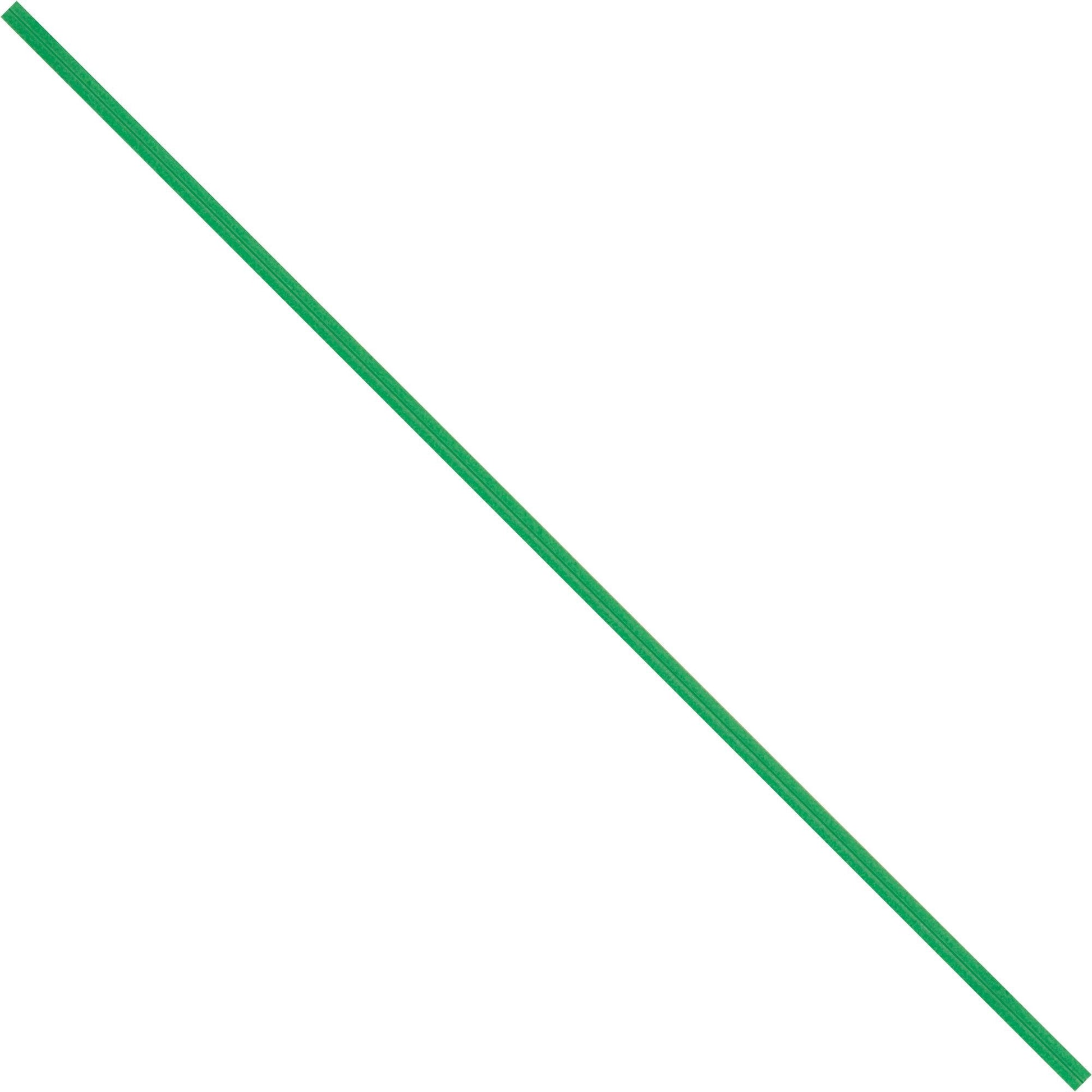 12 x 5/32" Green Paper Twist Ties - PBT12G