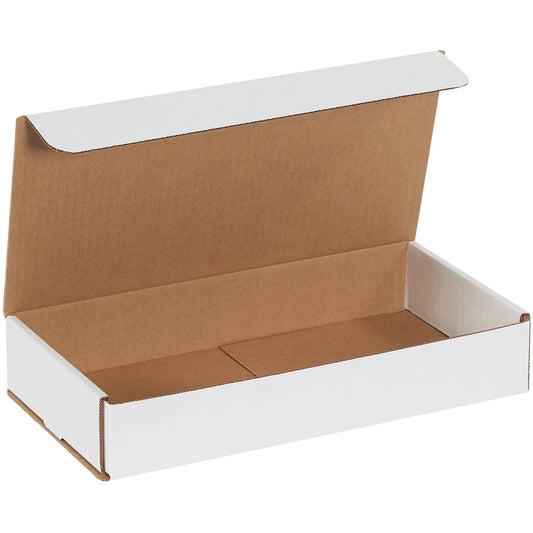 12 x 6 x 2" White Corrugated Mailers - M1262 Box Packaging Partner