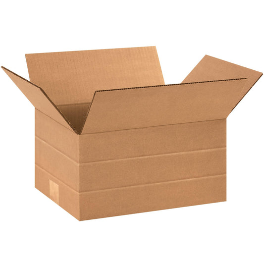 12 x 9 x 6" Multi-Depth Corrugated Boxes - MD1296