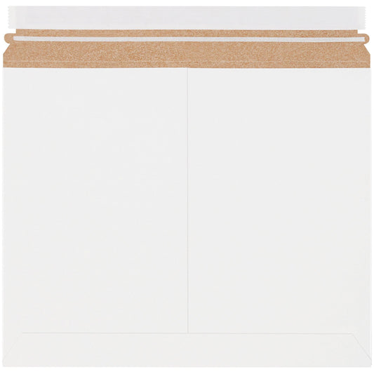 13 1/2 x 11" White Stayflats Lite® Mailers - RMU1311W