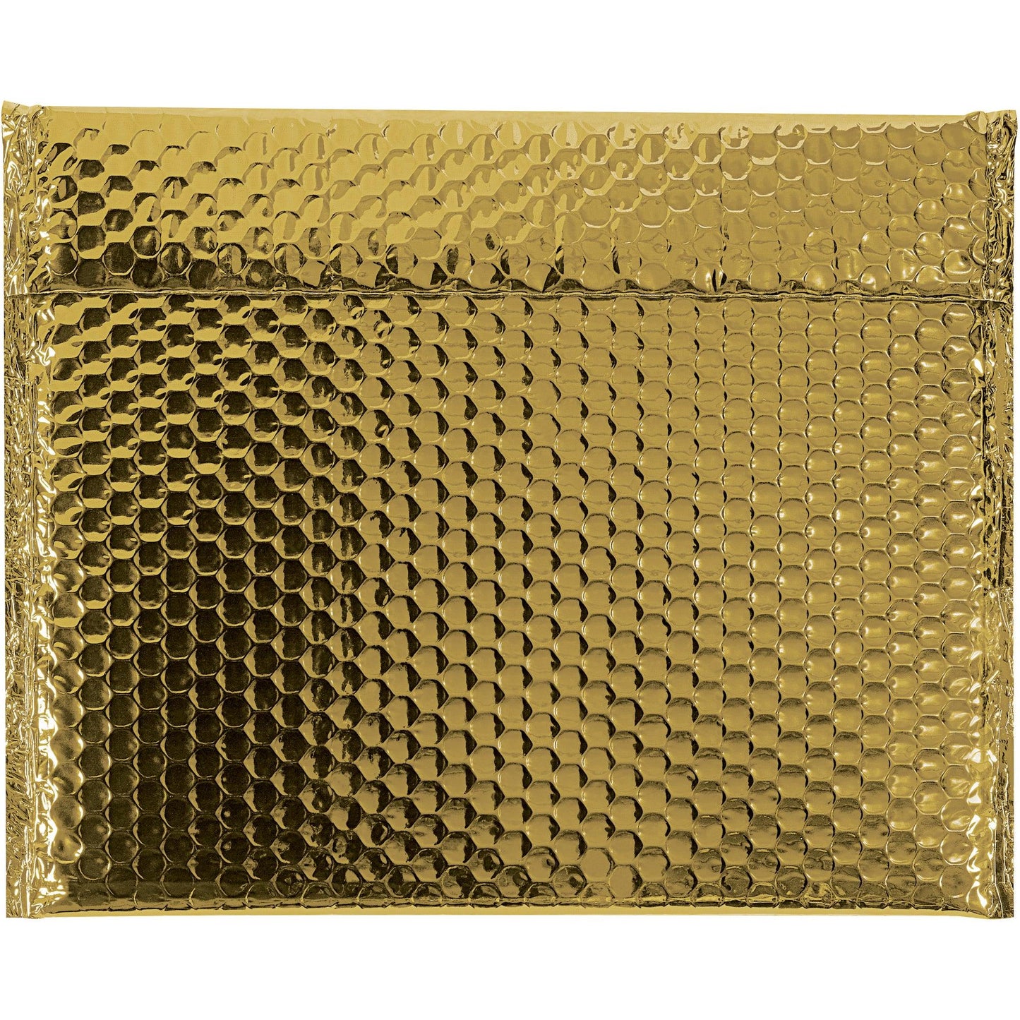 13 3/4 x 11 Gold Glamour Bubble Mailers - GBM1311GD