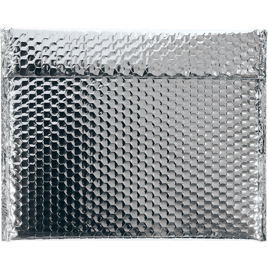 13 3/4 x 11" Silver Glamour Bubble Mailers - GBM1311S