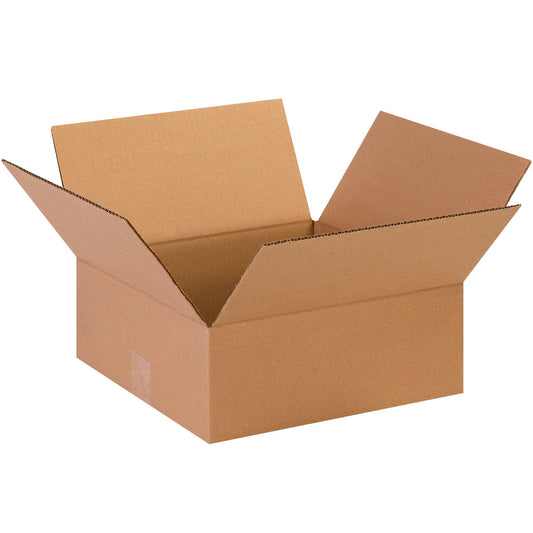 13 x 13 x 5" Flat Corrugated Boxes - 13135