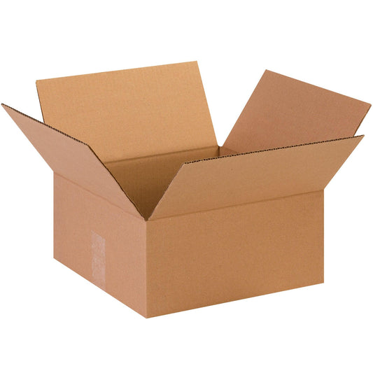 13 x 13 x 6" Flat Corrugated Boxes - 13136