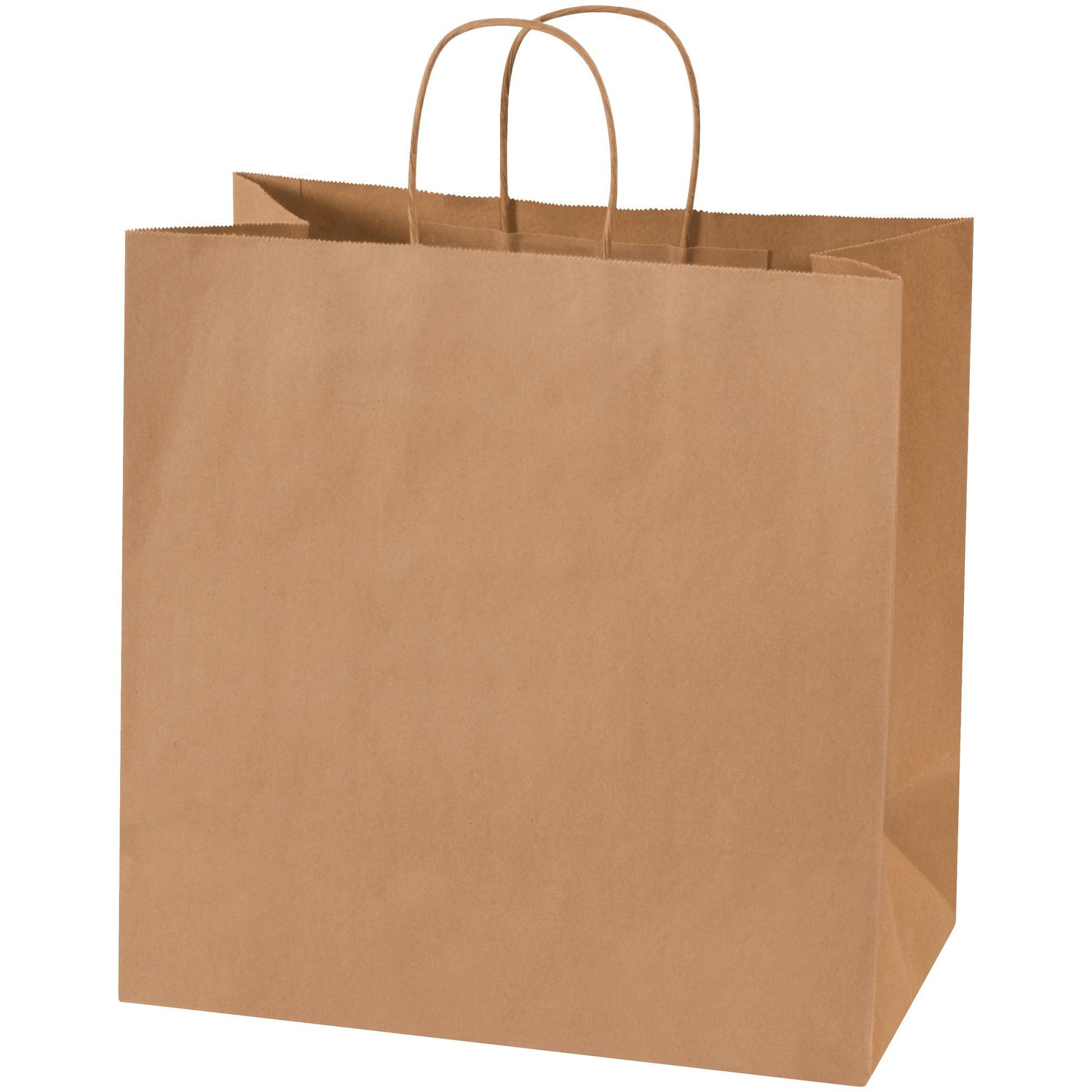 13 x 7 x 13" Kraft Shopping Bags - BGS114K