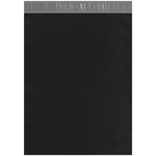 14 1/2 x 19" Black Poly Mailers - CPM1419BK