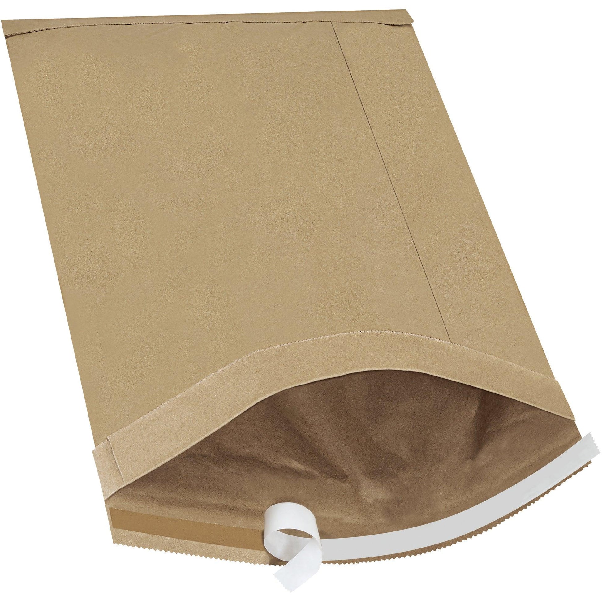 14 1/4 x 20" Kraft (25 Pack) #7 Self-Seal Padded Mailers - B811SS25PK