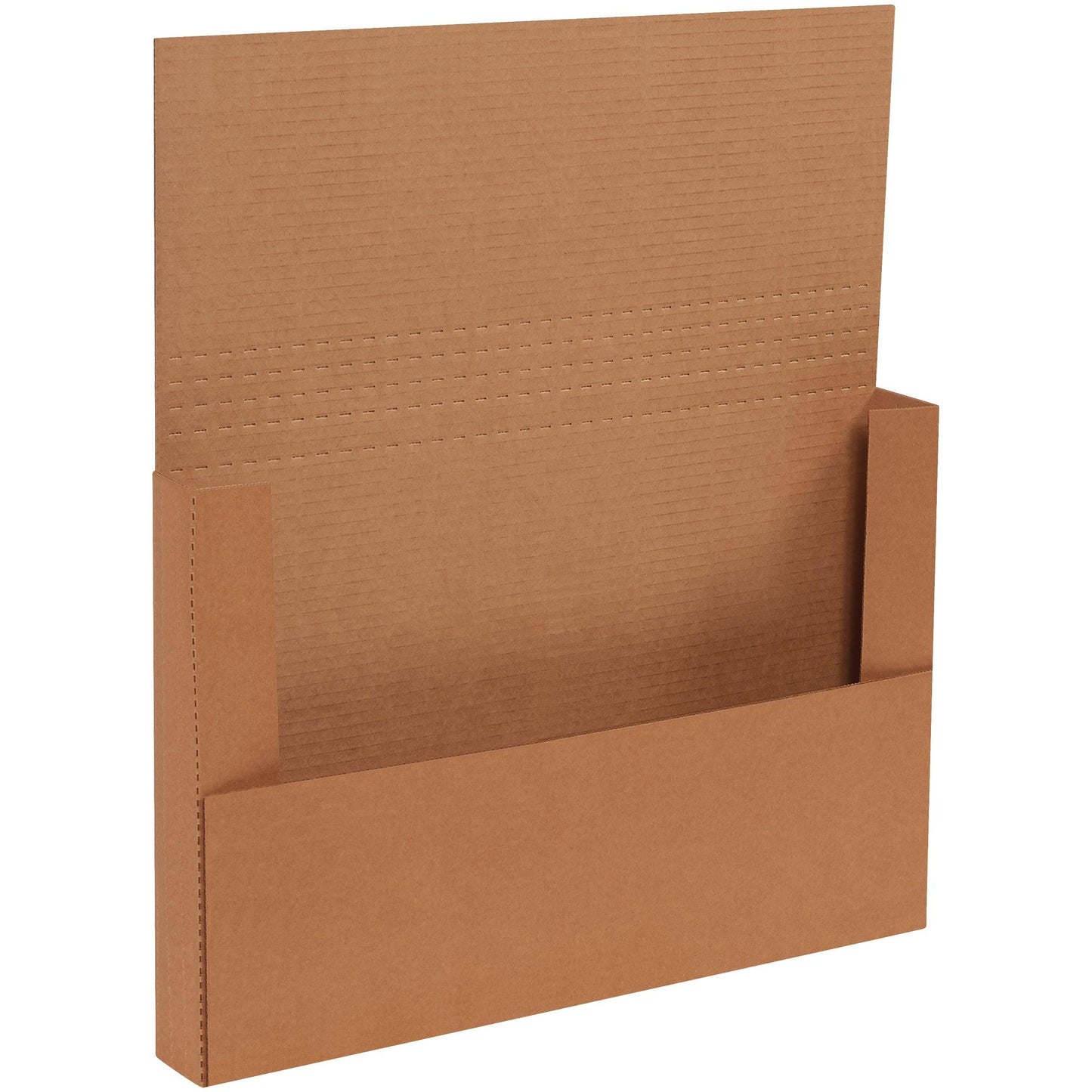 14 1/8 x 8 5/8 x 1" Kraft Easy-Fold Mailers - M1491K