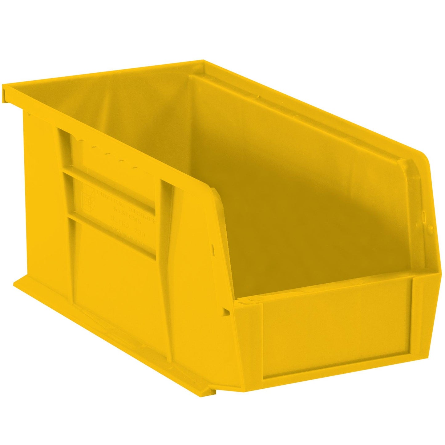 14 3/4 x 8 1/4 x 7" Yellow Plastic Stack & Hang Bin Boxes - BINP1487Y