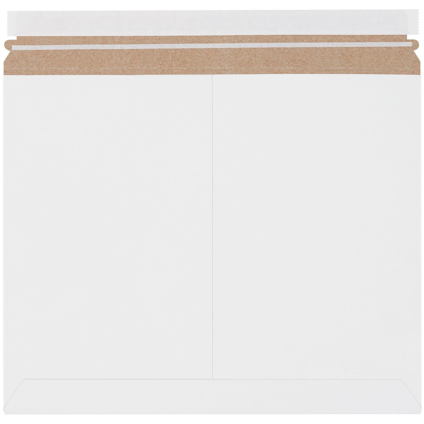 14 7/8 x 11 7/8" White Stayflats Lite® Mailers - RMU1411W