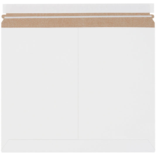 14 7/8 x 11 7/8" White Stayflats Lite® Mailers - RMU1411W