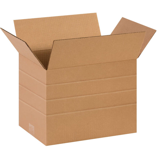 14 x 10 x 10" Multi-Depth Corrugated Boxes - MD141010