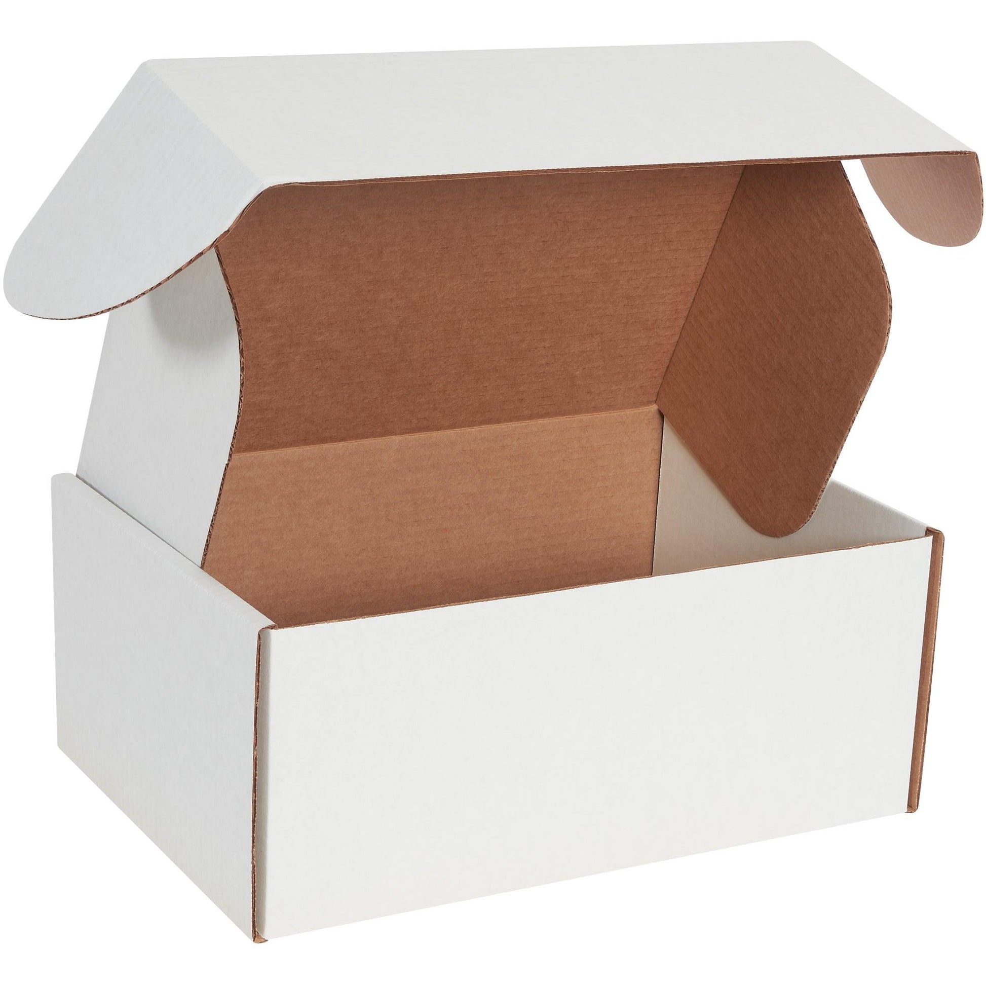 14 x 10 x 6" White Deluxe Literature Mailers - MFL14106