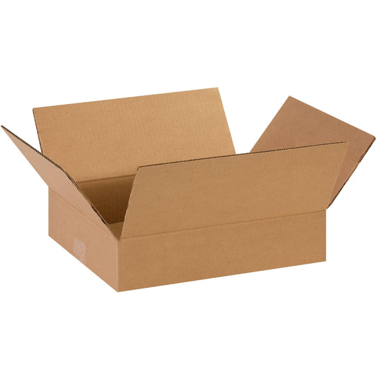 14 x 11 x 3" Flat Corrugated Boxes - 14113