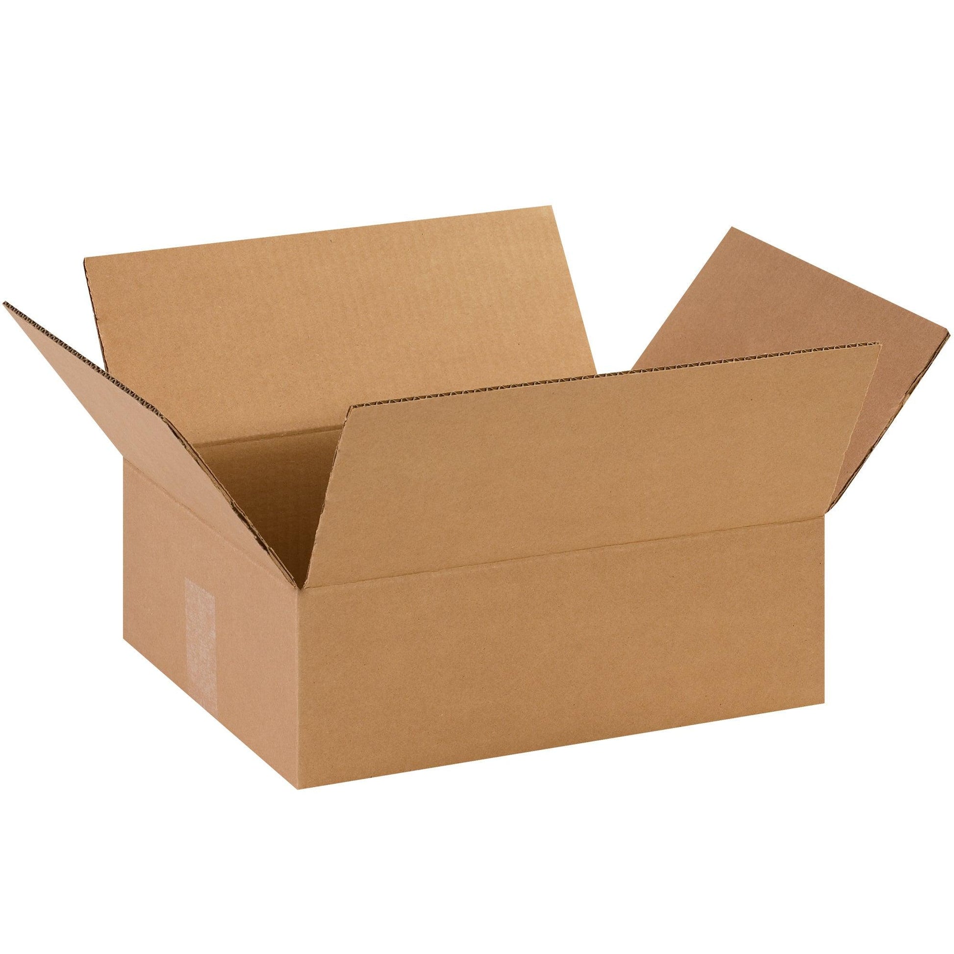 14 x 11 x 4 1/2" Flat Corrugated Boxes - 14114