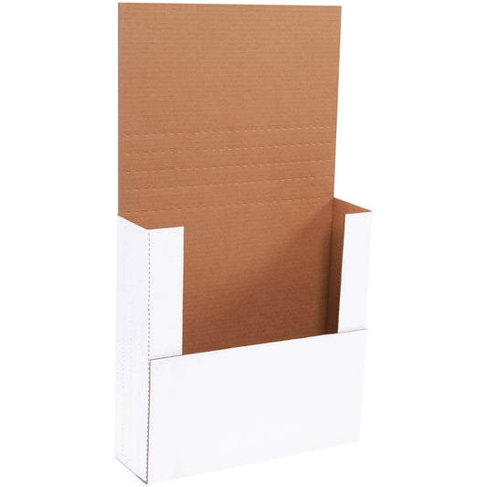 14 x 14 x 4" White Easy-Fold Mailers - M14144BF