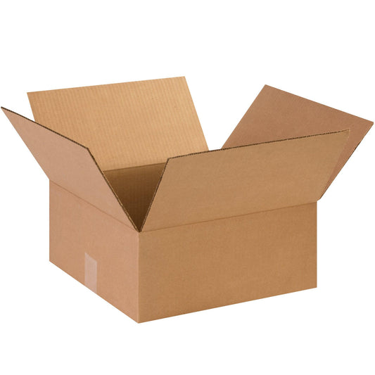 14 x 14 x 6" Flat Corrugated Boxes - 14146