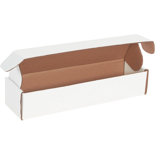 14 x 3 3/4 x 2 3/4" White Deluxe Literature Mailers - MFLRSC